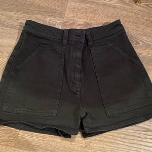 Wilfred Free high waisted black shorts
